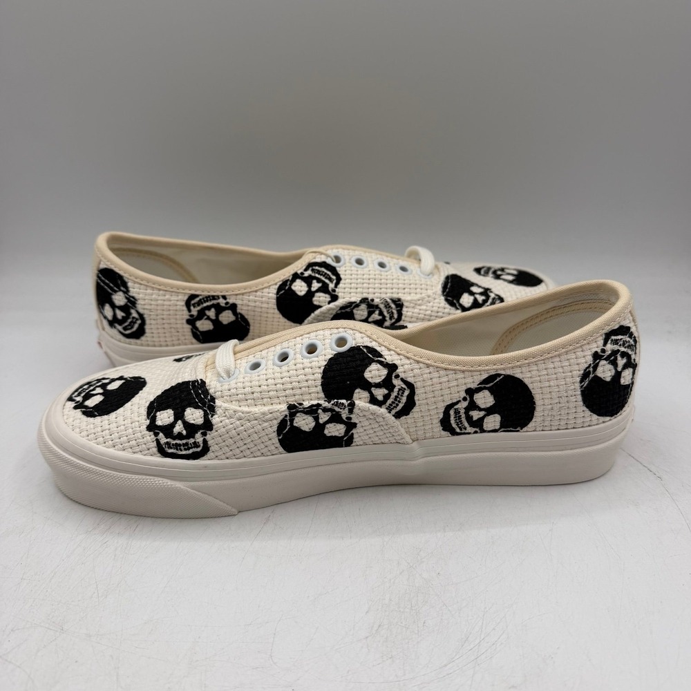 VANS Anaheim Factory Authentic 44 DX Needlepoint Skulls Shoes Mens 8 Womens 9.5 - Picture 3 of 11